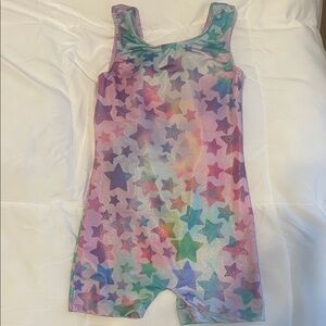 Colorful Star Patterned Leotard